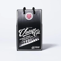 Voltage Vintage Coil 25ft Coiled Guitar Cable straight  / Straight -  White