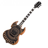 Wylde Audio Barbarian Rawtop Psychic Bullseye Electric Guitar 