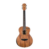 WASBURN COMFORT G MINI Traveller Acoustic Guitar in Natural 7/8 size Koa