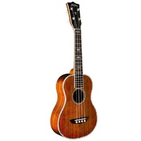Washburn WU5320 Deluxe Concert Ukulele Koa Top Back and Sides Pearl Inlays 