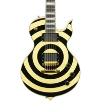 Wylde Audio Odin Grail Solid Body Electric Guitar Ebony/Genesis - 4513