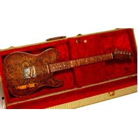 Walla Walla  Maverick Golden-Burst-Paisley Electric Guitar