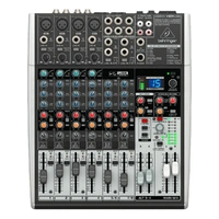 The Behringer Premium 12-Input 2/2-Bus XENYX X1204USB Mixer With Mic Preamps