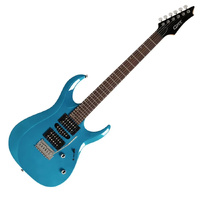 Cort X200-BK Solid Body Electric Guitar - Candy Blue