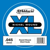 D'Addario XB040S Nickel Wound Bass Guitar Single String, Long Scale, .045