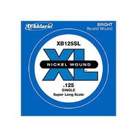 D'Addario Single Bass Xl 125 Single String Super Long Scale 