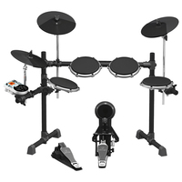 The Behringer High-Performance 8-Piece XD80USB Electronic Drumkit Set