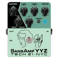 Tech 21 YYZ Geddy Lee Signature SansAmp YYZ Guitar Effects Pedal