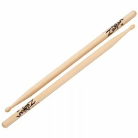 Zildjian Natural Hickory Drumsticks - 2B - Wood Tip - 1 Pair