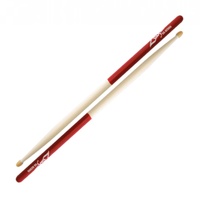 Zildjian Hickory 5A Acorn Tip White with Red Dip Drumsticks