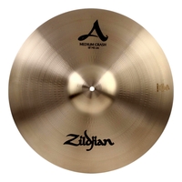 Zildjian A Series Medium Crash 18" Classic Bright Hammered Cymbal Traditional