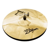 Zildjian A Custom Hihats Pair Brilliant Finish 14" Light Crisp Colorful Cymbals