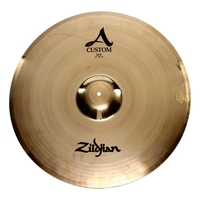 Zildjian A Custom Ride Brilliant 22" Striking Bright Warm Clear Bell Cymbal