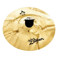 Zildjian A Custom Splash Brilliant 10" Fast Colorful Crash Short Sustain Cymbal