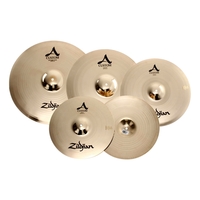 Zildjian A Custom Hihats/Crashes/Ride Brilliant Finish Thin Weight Cymbal Set