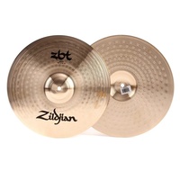Zildjian 14" ZBT Hi-hat Cymbals Pair Sheet Bronze Hihats Traditional Finish