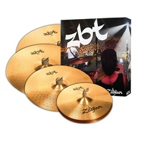 Zildjian ZBT 5 Box Set - 14" Hi-Hats, 16" Crash, 20" Ride w/ Free 18" Crash