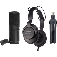 Zoom ZDM-1 Podcast Microphone Pack Microphone with Headphones and cable