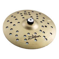Zildjian FX Stack Pair W/Mount Traditional 12" Bright Fast Trashy Raw Cymbals
