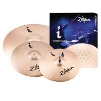 Zildjian ILHESSP I Essentials Plus Pack Traditional 13H 14C & 18CR Cymbals Set