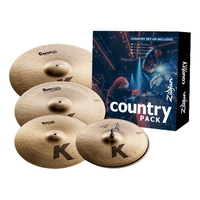 Zildjian K Series Country Music Pack Traditional Dry Dark Expressive Cymbals