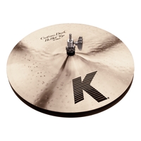Zildjian K Custom Dark Hihat Pair 14" Traditional Finish Warm Fast Dark Cymbals
