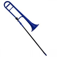 Zo Next Generation Plastic Bb  Trombone Blue Blast Finish ZOBONEBB