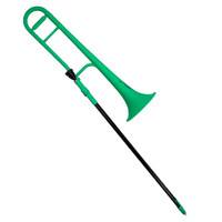 Zo Next Generation Plastic Bb  Trombone Screaming Green Finish ZOBONEG