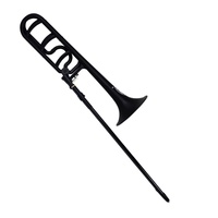 Zo Next Generation Plastic Bb/F Trigger Trombone Empire Black Finish ZOFBONE