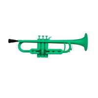 ZO Plastic Next Generation Bb Trumpet Screaming Green Inc Mouthpiece & Carry Bag
