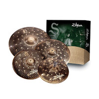 Zildjian S Dark Cymbal Pack 14" Hi-hats, 16" and 18" Crashes, and 20" Ride