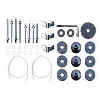 Zildjian Drummers Survival Kit - Sleeves Felts Wing Nuts Washers 2 Snare wires