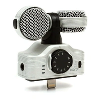 Zoom iQ7 Rotating Mid Side Stereo Capsule - Lightning Connector for iOS