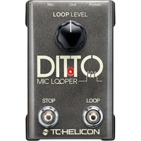 TC Helicon Ditto Mic Looper Vocal Effects Pedal Ex Demo with Full warranty