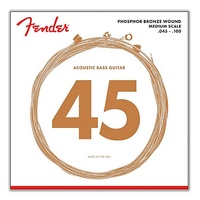 Fender 7060 Phosphor Bronze Acoustic Bass Strings  45 - 100