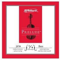D'Addario Prelude Double Bass String Set, 1/4 Scale, Medium Tension J610 SALE