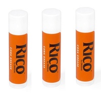 Rico Premium Woodwind Cork Grease for clarinet Saxophone Oboe Bassoon 3 Pack