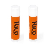 2 Pack Rico Premium Woodwind Cork Grease  for clarinet Saxophone Oboe Bassoon