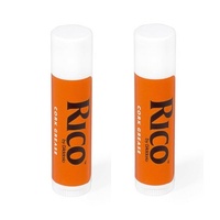 2 Pack Rico Premium Woodwind Cork Grease for clarinet Saxophone Oboe Bassoon