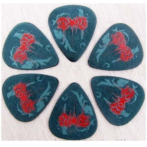 6 Picks Dunlop Tortex Dirtbag Guitar Picks Plectrums Dirtbag DB Drip 0.60 mm