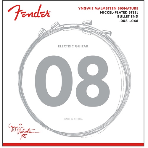 Fender Yngwie Malmsteen Signature Electric Guitar Strings - .008-.046