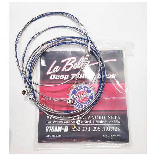 La Bella Deep Talkin' Bass 1954 Original Flat Wound 4-String Bass Strings * Open Pack*