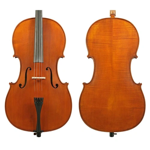 Gliga  4/4 Cello 3 Outfit Antique Varnish Fully Set Up