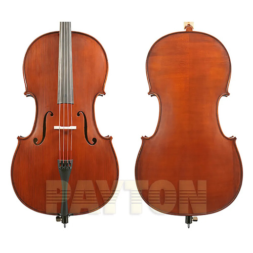 Gliga  1/2 Cello 3 Outfit Dark Antique oil Varnish Fully Set Up