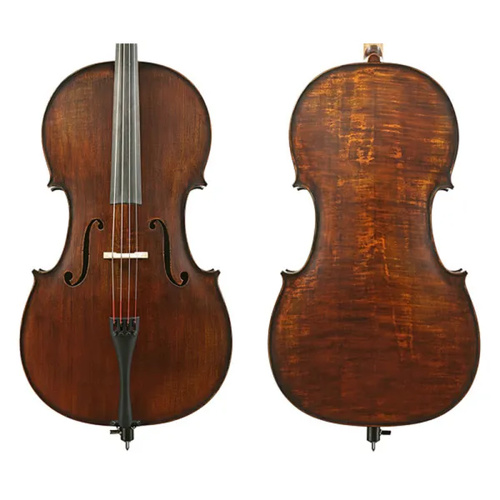 Gliga 2  - 4/4 Cello Outfit Dark Antique Varnish Fully Set Up