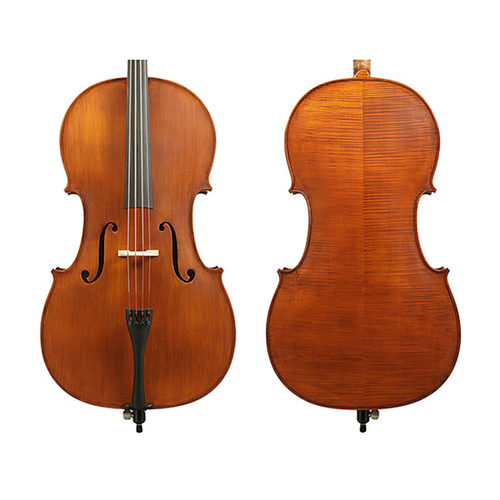 Gliga 2 European 4/4 Cello Outfit Antique Varnish Fully Set Up Jargar Strings 