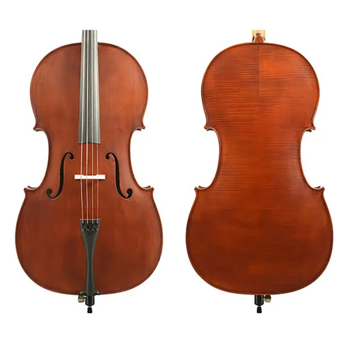 Gliga 2 - 3/4 Cello Outfit Dark Antique Varnish professionally set up