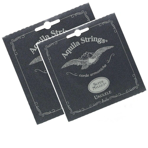 2 x Aquila 100U Super Nylgut Soprano Regular Tuning Ukulele Strings