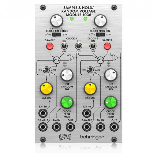 The Behringer Legendary 2500 Series 1036 Sample And Hold Random Volt Module