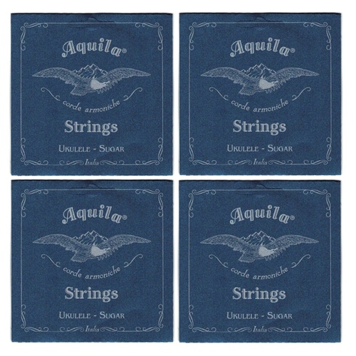 Aquila 104U Super Nylgut Concert Low-G Tuning Ukulele Strings Set